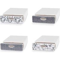 Tiroir de rangement MiniQbox 78x29x43,5 cm – Plastique – Motifs assortis – Organisateur pour chambre, salle de bain, cuisine – Domoliving
