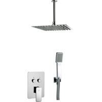 Ensemble de douche encastré 2 voies mur SKARA plafond - KÄLLA