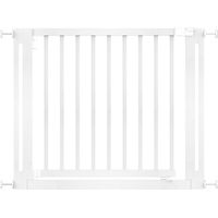 Safetots Wooden Elegance Gate, White, 95cm - 103cm, Pressure Fit Safety Gate, 73cm Extra Wide Doorway, Easy Installation