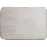 SWEET HOME - Tappeto Bagno Antiscivolo in Foam Assorbente Ideale anche come Tappeto Camera da Letto e Cameretta Bambina e Bambino, Tappetino Bagno Morbido e Lavabile - Tappeto Cucina 70x50, Frost Grey