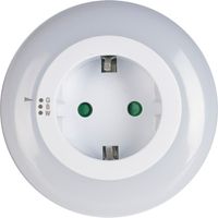 MAXXMEE LED-Steckdosenleuchte Nachtlicht Lichtsensor 3 Farben Beleuchtung