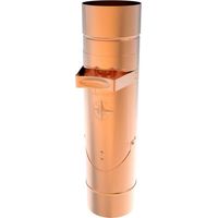 Zambelli Regenwasserklappe ohne Sieb Kupfer 87 mm 117208