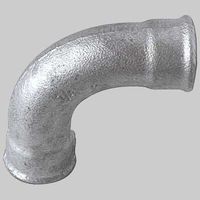 CURVA A 90° FEMMINA/FEMMINA ZINCATA - 2"1/2