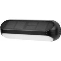 Lámpara solar de fachada LED RGB + color cálido