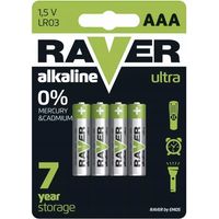 1,5V LR6 AAA Raver Alkaline-Batterien, 4er-Set