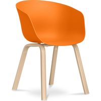 Scandinavian design Heylys Chair - Matt Orange