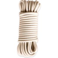 Elastisches Gummiseil Elfenbein 15 Meter - Qualität PRO TECPLAST 9SW - Spannseil für Planen mit einem Durchmesser von 9 mm