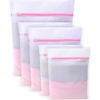 Sacchetti per la biancheria da lavatrice - Sacchetti per reggiseni, abbigliamento da viaggio, scarpe, valigie, calzini, biancheria intima, vestiti per bambini - Set da 5