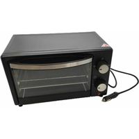 HTC Equipement Horno Eléctrico Negro 9 Litros Compacto