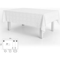 Mantel Hule Muleton Rectangular 140 x 250 cm. Beige
