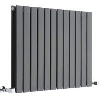 Double Flat Panel Radiator Anthracite 600mm High 884mm Wide