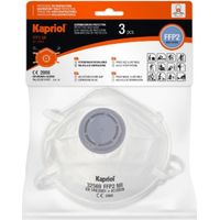 LOT DE 10 MASQUES FFP2 A/VALVE - KAPRIOL - 32568