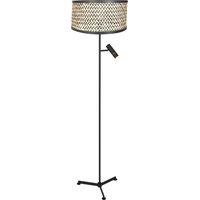 Steinhauer - stehlampe - Stang - schwarz - bambus metall - Ø 40cm