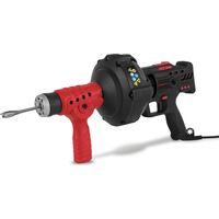 Eberth – Déboucheur de canalisation électrique 7,6m Ø11mm – Moteur 560 tr/min – Spirale flexible pour obstructions 1,9-5 cm