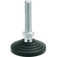 GANTER pie articulado de plástico GN 344 d1 60 mm, d2 M 16mm l1 148mm l3 24mm - 344-60-M16-148-BG