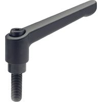 Ganter Norma Maneta de sujeción ajustable GN 300 d1 M 12 mm - 300-92-M12-40-SW