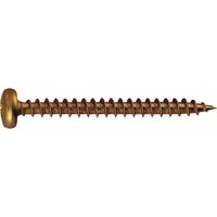 Holzschraube - Kopf rund - Pz-Profil - bichromatiert 5 x 50 - Packung mit 250