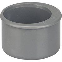 Wavin D63/50 raccordo PVC grigio neutro con innesto a colla