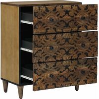 vidaXL Buffet de Rangement Marron 60 x 33,5 x 75 cm