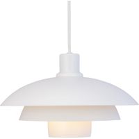 Lampadario dyberg larsen Morph bianco opaco 30 cm metallo
