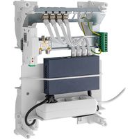 Batilec – Coffret de communication Gigabit POE+ – Compatible fibre optique – 4 ports RJ45 CAT6A – Débit jusqu'à 10 Gbits/s – Installation discrète