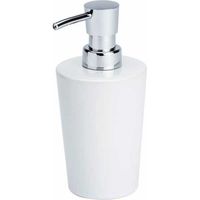 Wenko 21686100 coni – Dispenser per sapone in ceramica, 9,2 x 16,4 x 7,8 cm, bianco