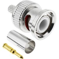 BeMatik - BNC male coaxial connecteur de câble (RG58)