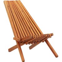 Lot de 2 Chaises de jardin pliables Chaises d'extérieur Fauteuil de Jardin Bois d'acacia solide 84710