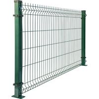 Pannello rigido per recinzione modulare plastificato Verde "Border" maglia 20 x 5 cm -200 x h 123 cm