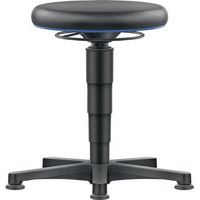 Drehhocker Bodengleiter Kunstleder Kunstleder schwarz Sitz-H.450-650mm BIMOS
