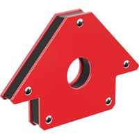 Wiltec Magnete per saldatura con forza di tenuta di 32 kg, 190 x 120 x 26 mm, Angolo di saldatura a 45°, 90° e 135°, tiene uniti i pezzi da saldare