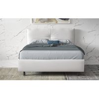 Letto matrimoniale contenitore 162x200 – Design essenziale e praticità quotidiana - MUST Ghiaccio