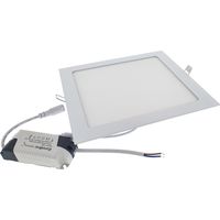 12W Panel LED empotrable - Cuadrado 3000K 170x170