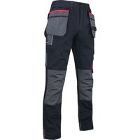 Pantaloni da lavoro con ginocchiere multitasche LMA Ore Nero 38