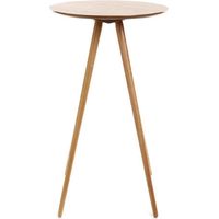 Table de bar ronde scandinave bois L60 cm NORDECO