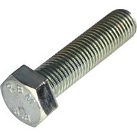 Vis métaux Tête hexagonale TH M20X70 Classe 8.8 Acier zingué
