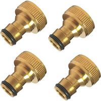 Nez de robinet laiton 4 pièces 25mm pour raccord de Tuyau de Robinet