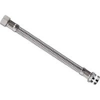 FLESSIBILE INOX PARIGI M1/2 - F3/8 FLEXCORE- - M 1/2 F 3/8 cm.20 - 5 pezzi PARIGI