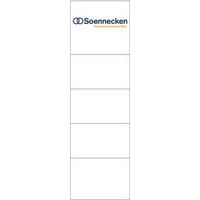 Soennecken Einsteckrückenschild 3349 57x190mm weiß 10 St./Pack.