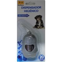Sandimal igienico Dispenser di sacchetti igienici con Carabina di grigio - Grigio