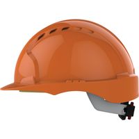 JSP Schutzhelm EVO3 AJF170 belüftet mit Schirm orange