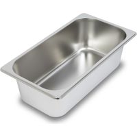 Bac Gastronorm GN 1/3 inox profondeur 100mm, -40° à +300°C, bain-marie, pro – VERTES