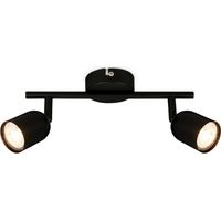 Spotleuchte Deckenleuchte Deckenstrahler Wandleuchte GU10 Schwenkbar Schwarz