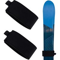 Attaches de Ski réglables, Sangles de Ski Sangles de Ski Attaches de Ski Enveloppements de Ski réglables Bandes de Ski de Fixation Eva avec Coussinets de Protection