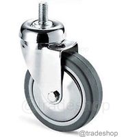 Trade Shop - RUOTA GRIGIA MIT PERNOT TBF CEBORA DIAMETRO 60 80 100 125 FOR PEESANTI CARRIES - -60 mm -