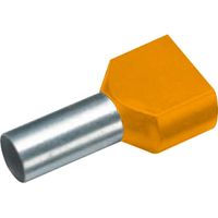 Vogt Verbindungstechnik 460108D Capocorda doppio 0.50 mm² Parzialmente isolato Arancione 100 pz.
