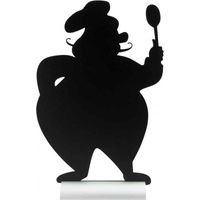 Securitsecurit tableau noir avec support pour cuisinier 34,5 x 22 cm