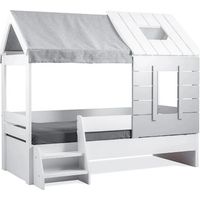 Lit cabane blanc 185x214x123cm