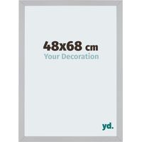 yd. - Cadre photo 48x68 - Argent Mat - MDF - Mura