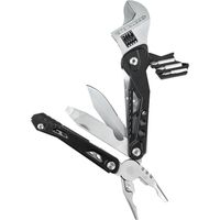 Clé multifonction 14 en 1 en acier inoxydable, outil combiné clé réglable multi-usages pour l'extérieur, pince couteau pliante